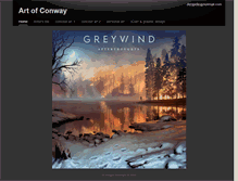 Tablet Screenshot of danielconway.artworkfolio.com