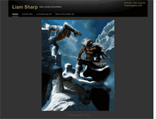 Tablet Screenshot of liamsharp.artworkfolio.com